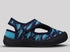 Splash blue shoes