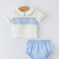 Boys cross bloomer set