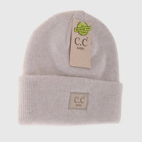Soft ribbed CC beanie kids