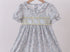Floral smocked bunny dress