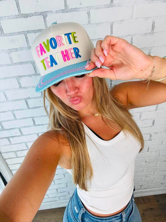 Favorite teacher trucker hat