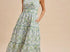 French lilac square neck maxi dress