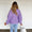 Lavender sweater poncho