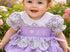 I heart mom lavender smocked