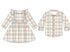 Plaid girls dress