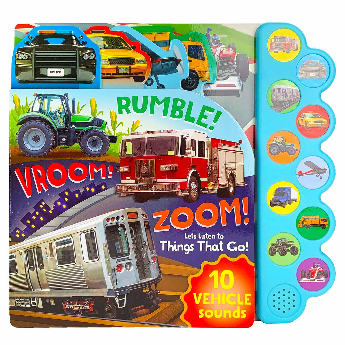Rumble! Vroom! Zoom! 10-Button Interactive Sound Book