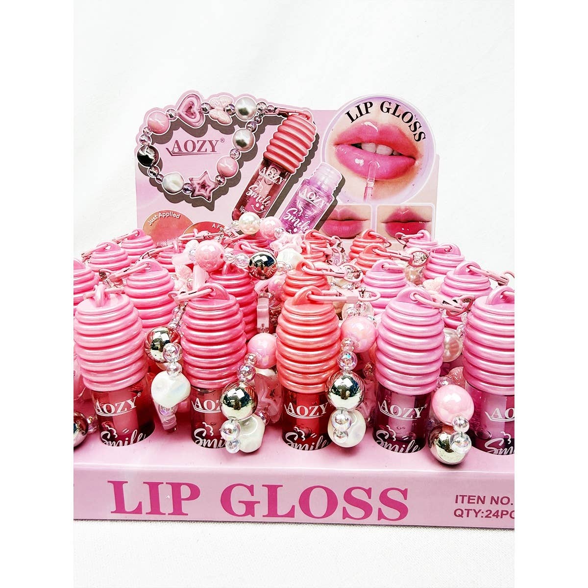 Adorable Honey Lip Gloss with Charms