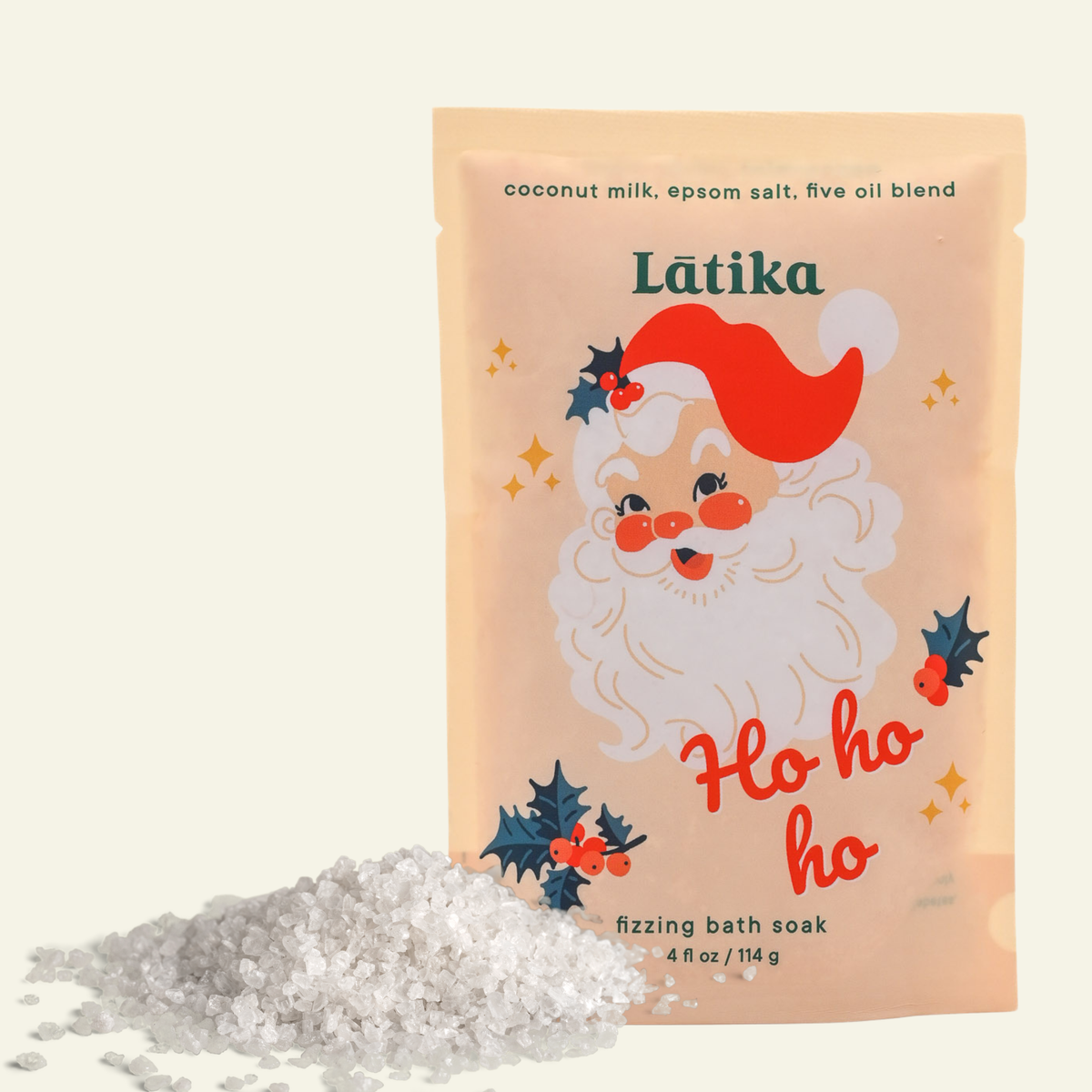 Christmas - Santa Bath Salt  – Peppermint Holiday Treat 🎅🏻