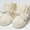 Knit baby booties