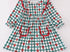 Christmas plaid bow dress