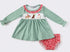 Puppy trio holiday hat bloomer set