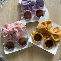 Sunglass & Bow Set