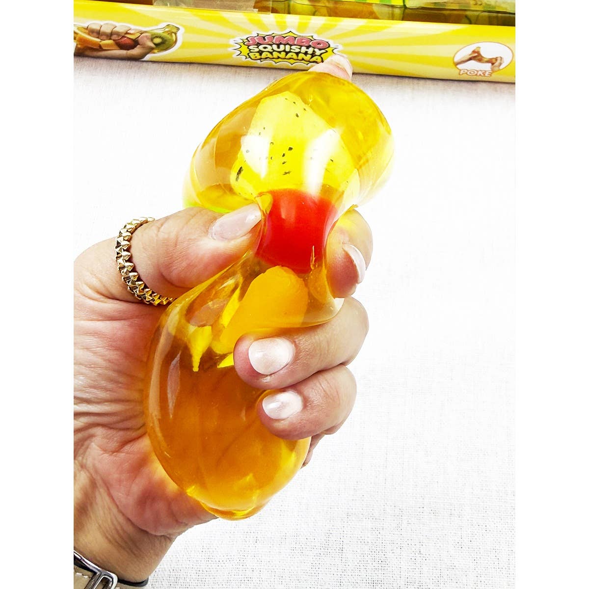 Clear Banana Slow Rising Squishy Toy