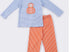Striped pumpkin boys set