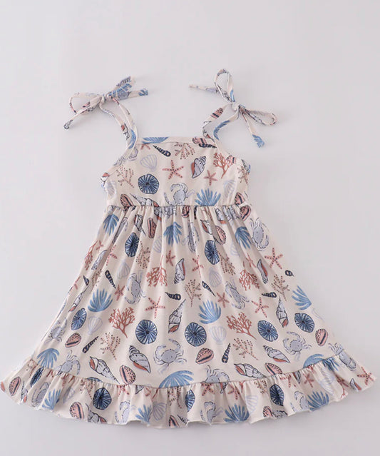 Ocean shells girls dress
