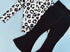 Leopard athletic girls pant set