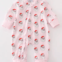 Pink Santa romper
