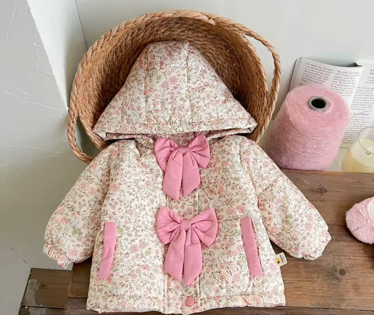 Floral bow jacket