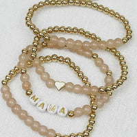 Mama bracelet stack assorted colors