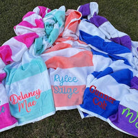 Monogram beach towel ETA MAY