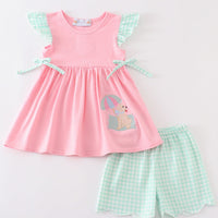Pink puppy beach set