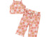 Pink floral girls set