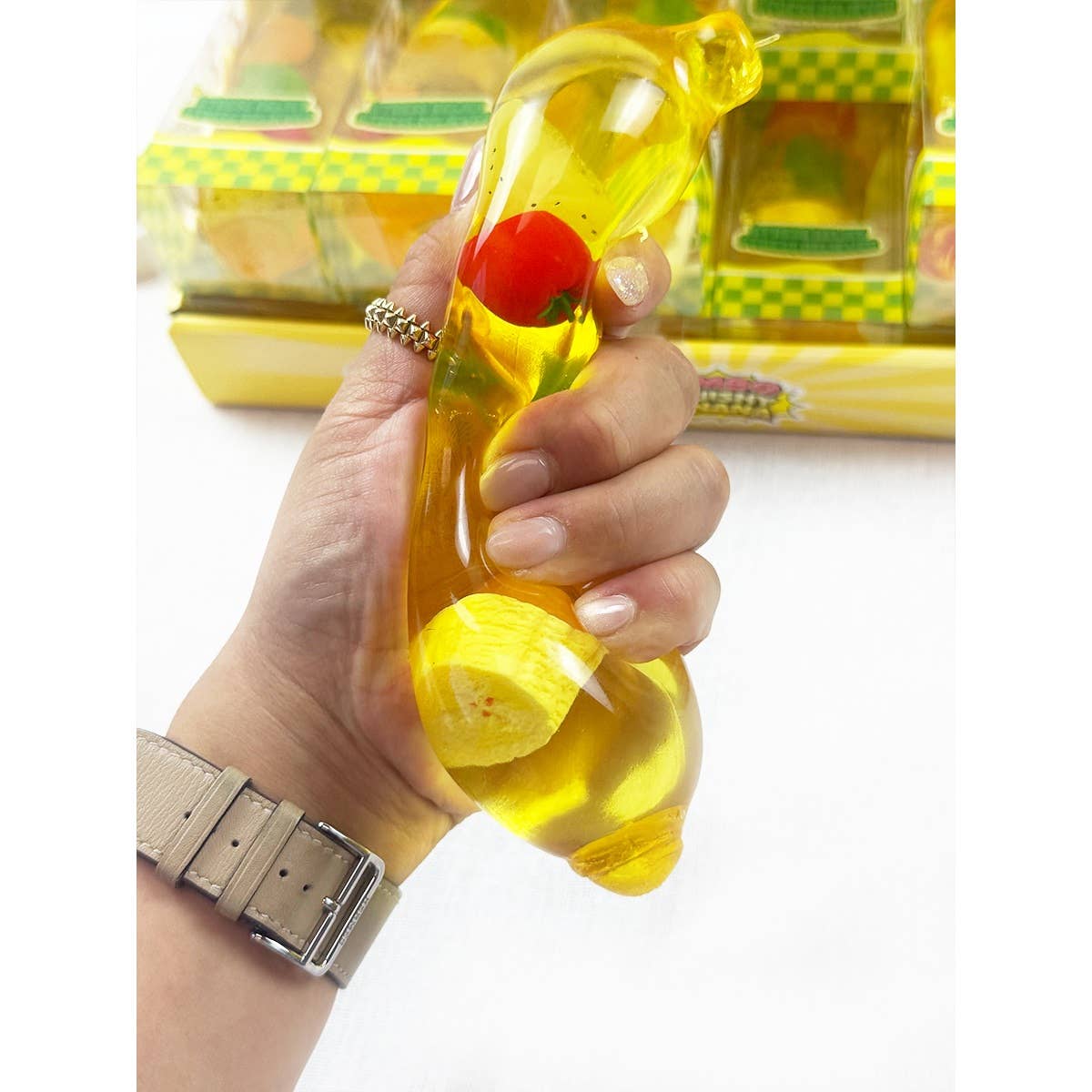 Clear Banana Slow Rising Squishy Toy