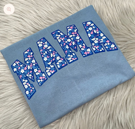 Mama floral tee