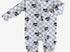 Mamas boy zipper footie bamboo