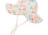 Pink floral sun hat