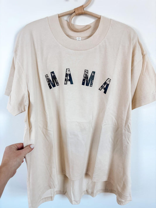 MAMA hi low tee