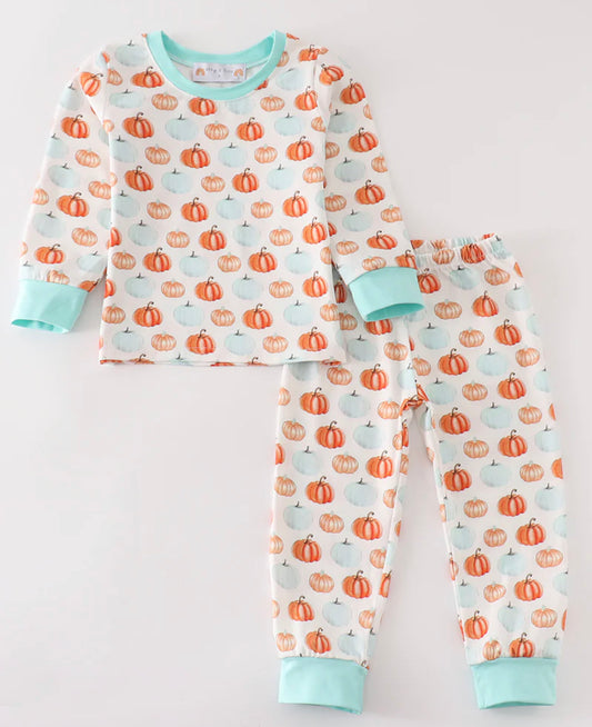 Pumpkin boys pajama set