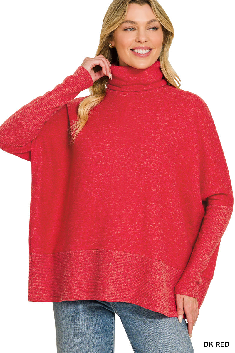 Red Turtleneck sweater
