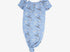 Airplane knotted bamboo gown