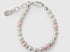 Girls sterling silver pearl bracelet