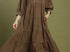Seersucker Tiered Maxi Dress with Ruffle Collar