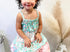 Multi floral tiered dress