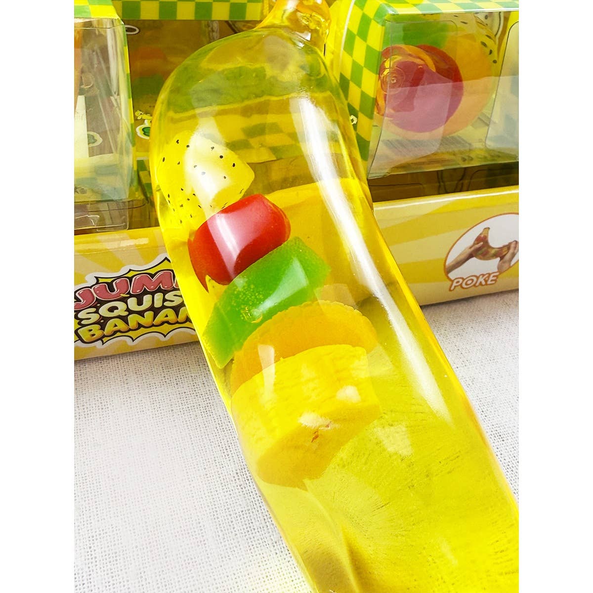 Clear Banana Slow Rising Squishy Toy