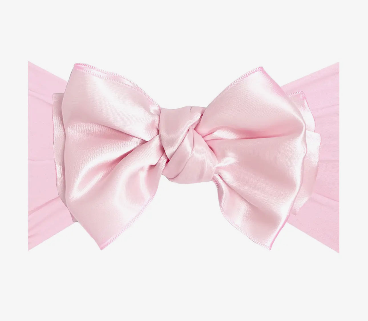 Satin fab soft headband bow