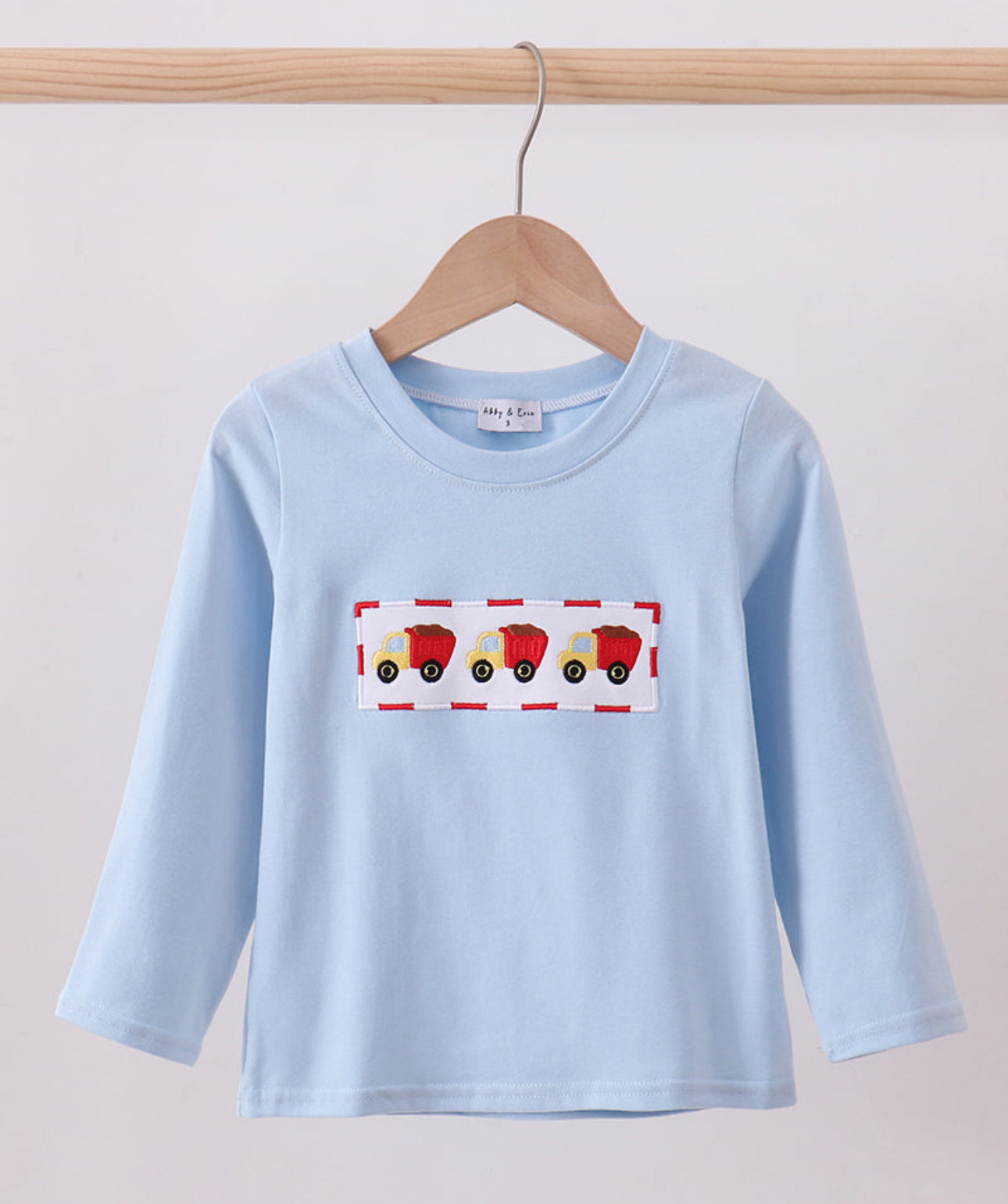 Blue truck top