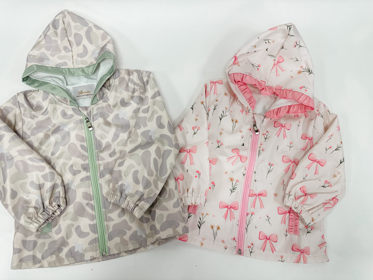 Camo rain jacket