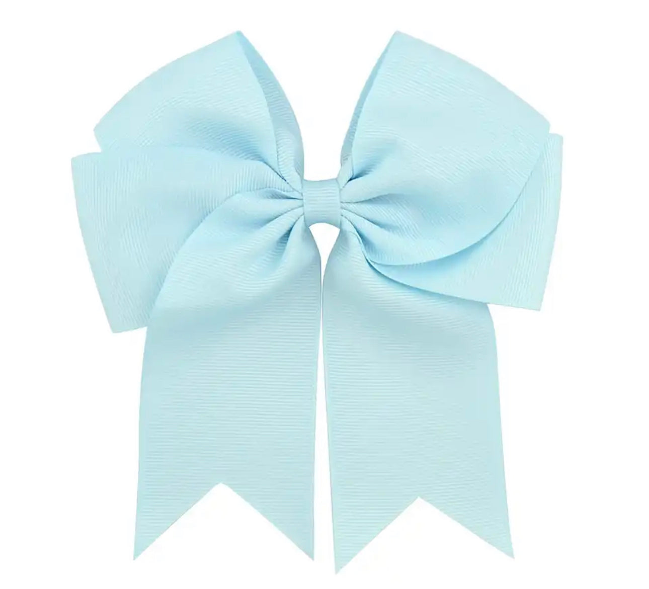 Large alligator clip bow