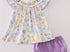 Purple floral bloomer set