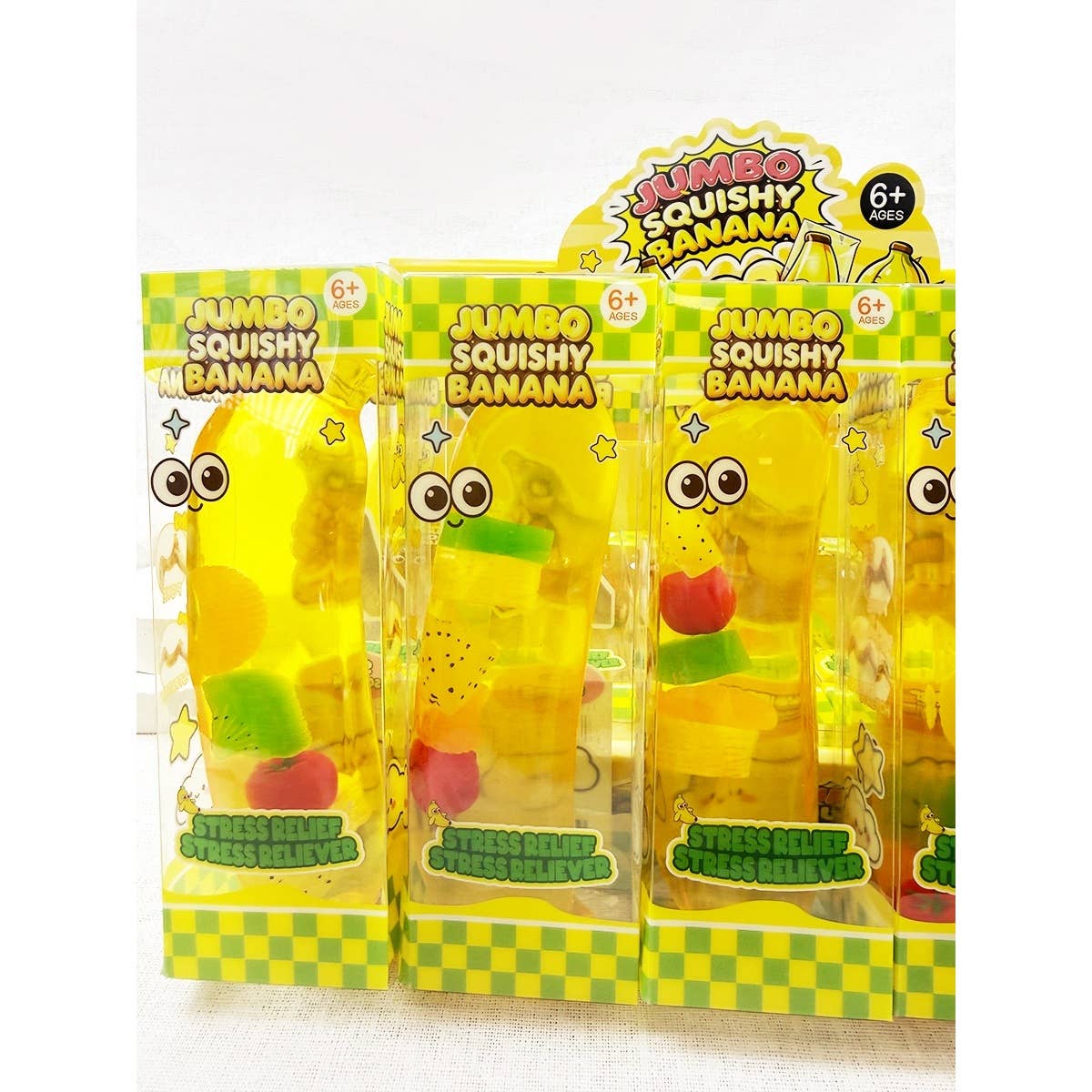 Clear Banana Slow Rising Squishy Toy