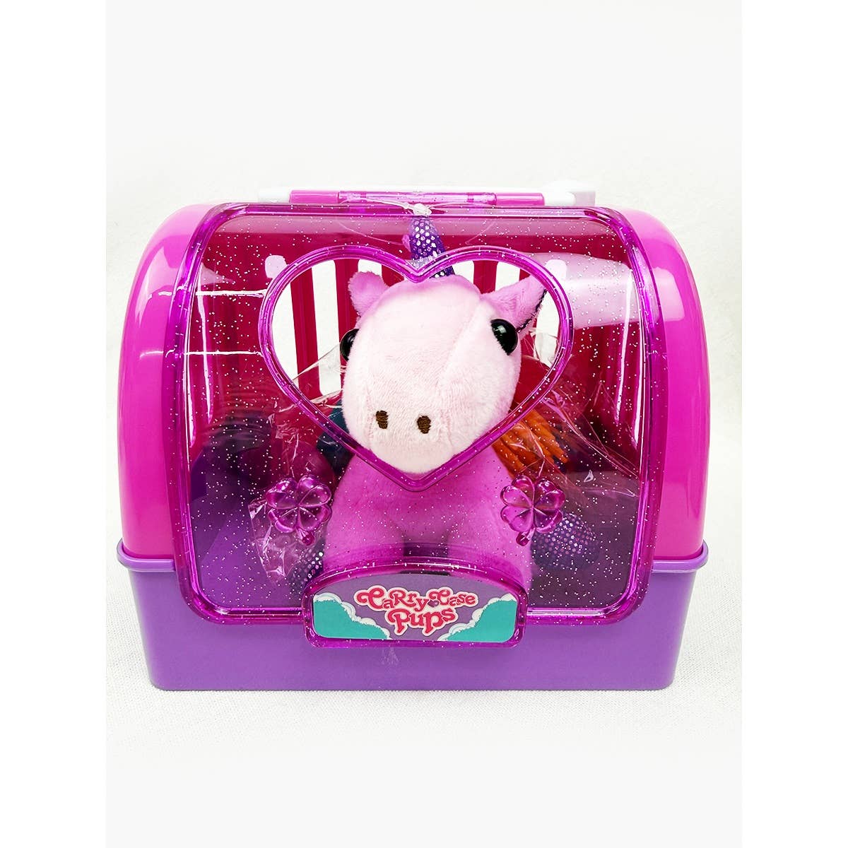 Unicorn Plush Toy With Carrier and Accessories