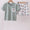 Blue tractor short set