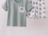 Blue tractor short set