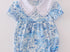 Blue toile pint bubble