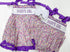 Purple floral daddy’s girl smocked dress