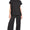 Black ribbed pant set